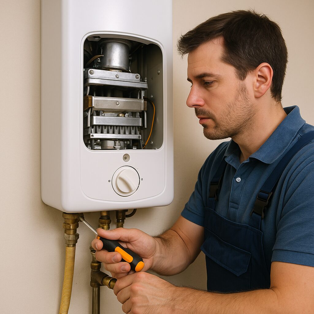 نصب و تعمیر آبگرمکن دیواری بوتان